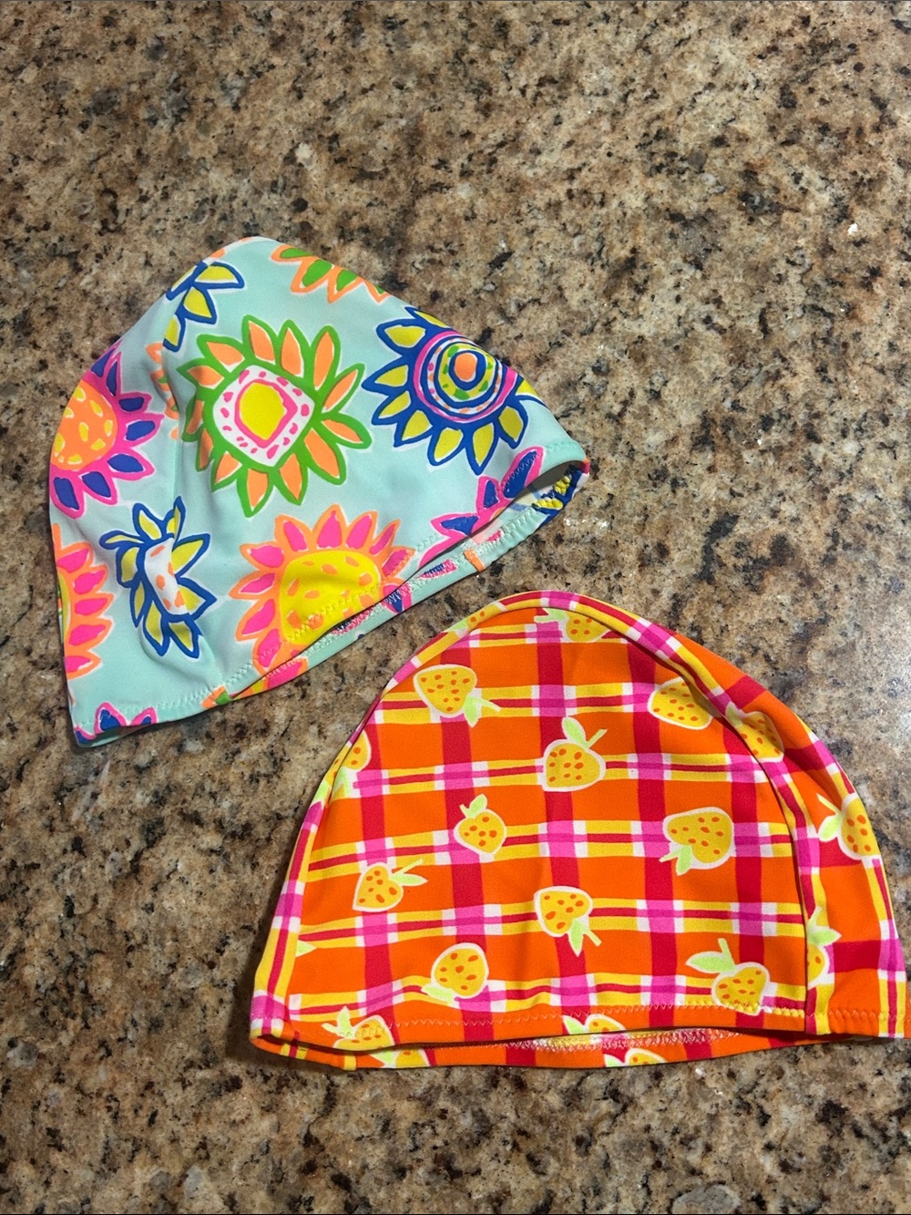 Cute swim caps